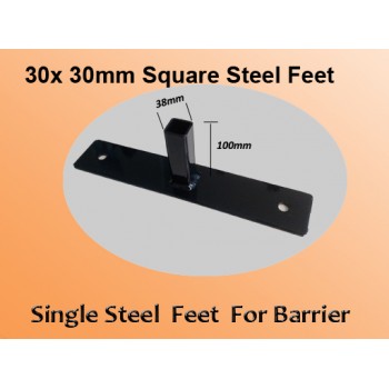 Single Square Tube Steel Feet